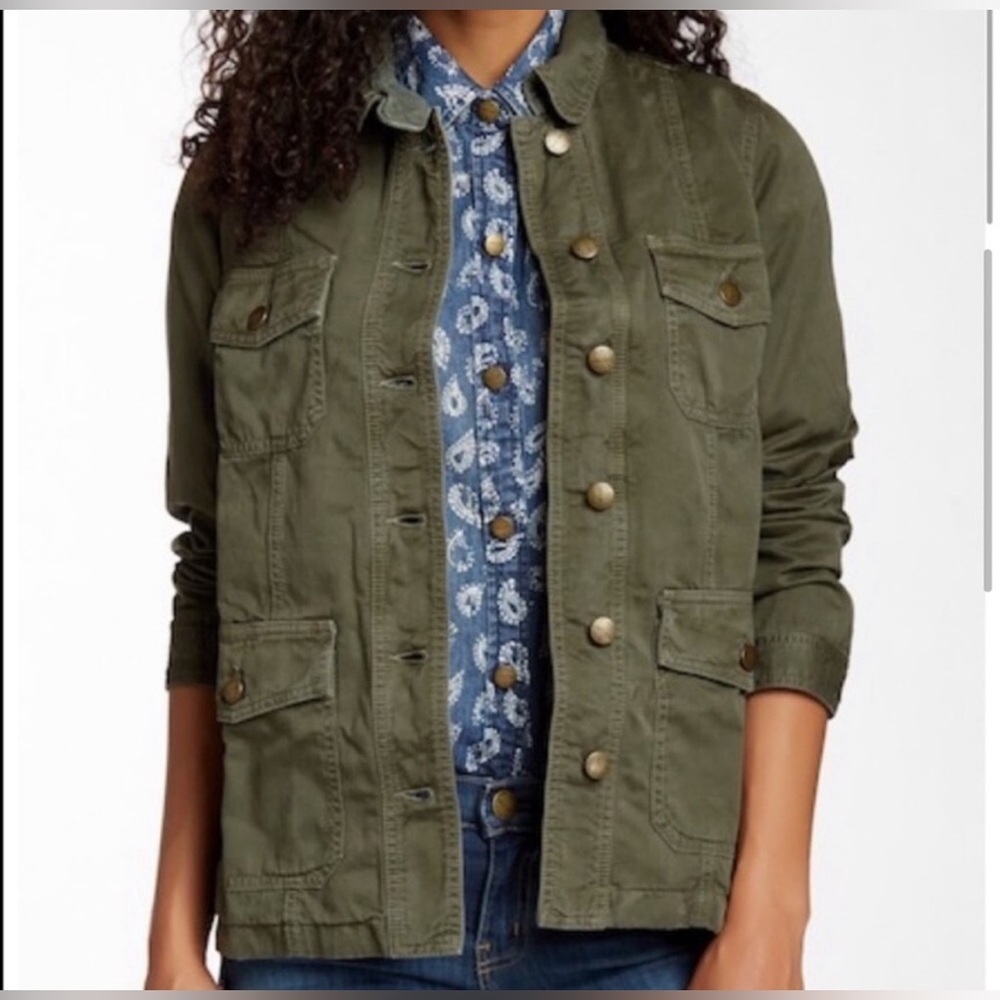 Current Elliot Nordstrom Army Green The Commander Military Jacket Size 1 Small - Picture 13 of 13